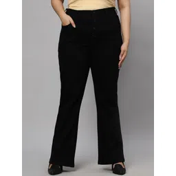 Turning Blue Women Plus Size Boot Cut ButtonFly Jeans-picture-35