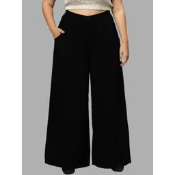 Turning Blue Women Plus Size Extra Wide Folded Hem Jeans-picture-22