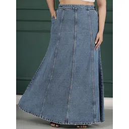 Turning Blue Women Plus Size Hipster Fit Skirt-picture-24