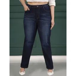 Turning Blue Women Plus Size Straight Fit Jeans-picture-44