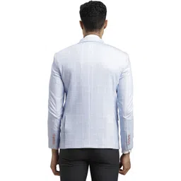 turtle Men Checkered Single Breasted Casual Blazer image 2