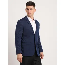 turtle Men Solid Single Breasted Casual Blazer image 3
