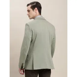 turtle Men Solid Single Breasted Casual Blazer image 2