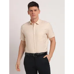 Turtle Beige Cotton Regular Fit Shirt image 1
