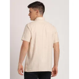 Turtle Beige Cotton Regular Fit Shirt image 2