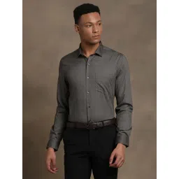 Turtle Black Cotton Slim Fit Printed Shirt-picture-39