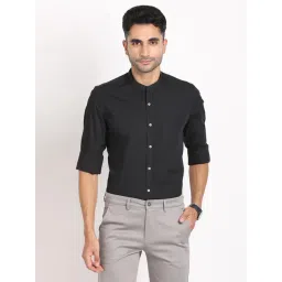 Turtle Black Cotton Slim Fit Shirt-picture-18