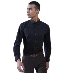 Turtle Black Cotton Slim Fit Shirt-picture-26