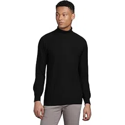 turtle Dobby Pullover Sweater for Men || Full Sleeve Textured Knitted Regular Fit || Winter Casual Structured Wear-picture-16