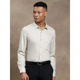 Turtle Floral Printed Classic Slim Fit Pure Cotton Shirt-picture-32