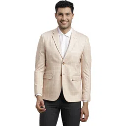 turtle Men Checkered Single Breasted Casual Blazer-picture-28