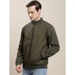 Turtle Men Colourblocked Windcheater Bomber Jacket image 5