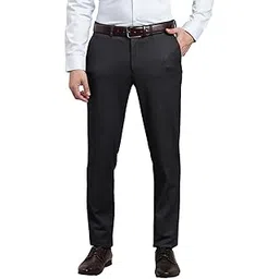 turtle Men Cotton Stretch Ultra Slim Fit Solid Navy Blue Flat Front Formal Trouser || Pant || Men's Trouser-picture-13