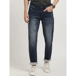 Turtle Men Narrow Tapered Fit Clean Look Mid Rise Heavy Fade Stretchable Jeans-picture-39