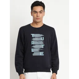 Turtle Men Navy Blue Printed Sweatshirt-picture-17