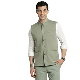 turtle Men Poly Viscose Solid Party Nehru Jacket-picture-25