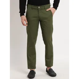 Turtle Men Relaxed Skinny Fit Chinos Trousers-picture-40