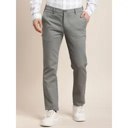 Turtle Men Relaxed Slim Fit Flat Front Chinos Casual Trouser-picture-20