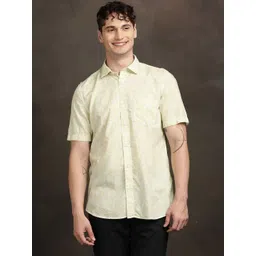 Turtle Men Relaxed Slim Fit Floral Printed Casual Shirt-picture-25