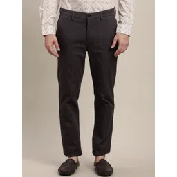 Turtle Men Relaxed Tapered Fit Chinos Trousers-picture-12