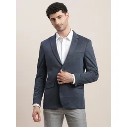 turtle Men Self Design Single Breasted Casual Blazer-picture-13