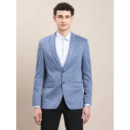 turtle Men Self Design Single Breasted Casual Blazer-picture-11