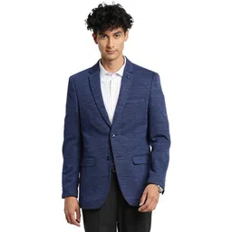 turtle Men Self Design Single Breasted Party Blazer-picture-22