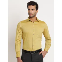 Turtle Men Slim Fit Solid Formal Cotton Shirt-picture-10