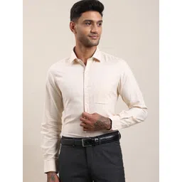 Turtle Men Solid Cotton Slim Fit Shirts-image-48