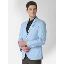 turtle Men Solid Single Breasted Casual Blazer-picture-14