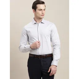 Turtle Men Standard Slim Fit Spread Collar Micro Ditsy Printed Cotton Formal Shirt-picture-27