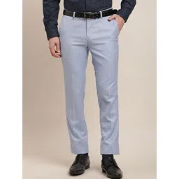 Turtle Men Tailored Slim Fit Formal Trousers-picture-43