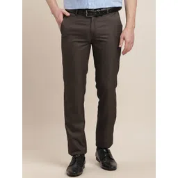 Turtle Men Tailored Slim Fit Formal Trousers-picture-39