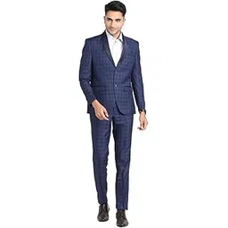 turtle Men Terry Rayon Shawl Collar Tailored Fit Blue 2 Piece Party Suits-picture-39