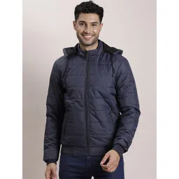 Turtle Men Windcheater and Water Resistant Bomber with Patchwork Jacket-picture-23