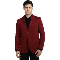 turtle Men's Single Breasted Tailored Blazer-picture-31