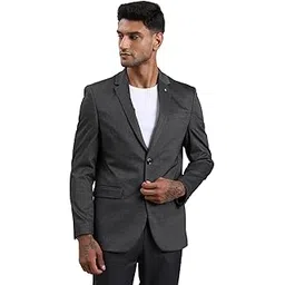 turtle Men’s Tailored Fit Solid Polyviscose Blazer || Formal, Wedding Stylish Men’s Suit Jacket-picture-31