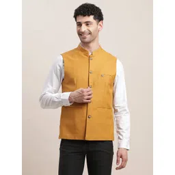 turtle Self Design Men Waistcoat-picture-15