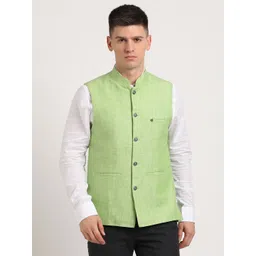 turtle Solid Men Waistcoat-picture-15