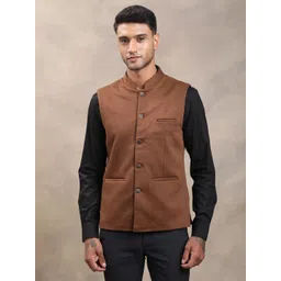 turtle Solid Men Waistcoat-picture-24