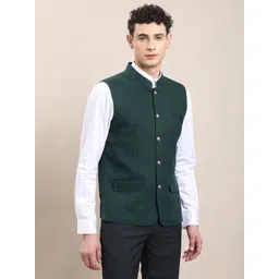 turtle Solid Men Waistcoat-picture-15