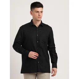 Turtle Solid Spread Collar Pure Cotton Formal Shirt-picture-36