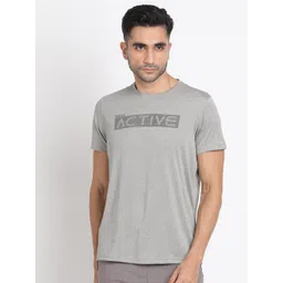 Turtle Typography Printed Slim Fit Knitted Sports T-shirt-picture-29