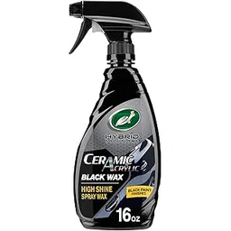turtle wax inc., us_automotive, turt9 Turtle Wax Hybrid Solutions Ceramic Acrylic Black Spray Car Wax, 500ml, Pack of 1, Formulated for Black Car Paint, Restores and Protects with Ceramic Coating Leaving Long Lasting Protection-picture-14