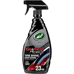 Turtle Wax Hybrid Solutions Graphene Acrylic Tyre Shine Spray Coating, 680ml, Pack of 1, No Sling Tyre Dressing for a Long Lasting Deep, Black, Wet Look Shine, UV protection & Dirt Repellant-picture-22
