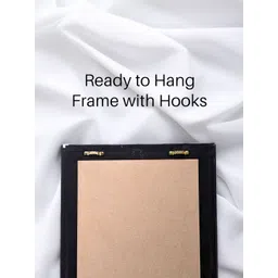 Tushaco Handicrafts Orange & White Sai Baba Religious Canvas Wall Art image 2