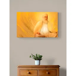 Tushaco Handicrafts Yellow Canvas Religious Wall Paintings-picture-35