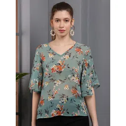 Tushita Women Floral Printed Regular Top-picture-38