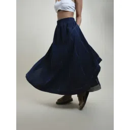 Tutkaa Indigo What Does Coming Home Feel Like Manzil Skirt-picture-10