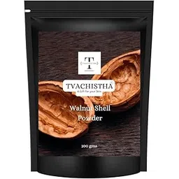 Tvachistha Walnut Shell Powder – Finest-Grain Natural Exfoliant | Biodegradable Scrub for Skin & Scalp | Clears Dead Skin, Unclogs Pores, Adds Volume & Shine-picture-37